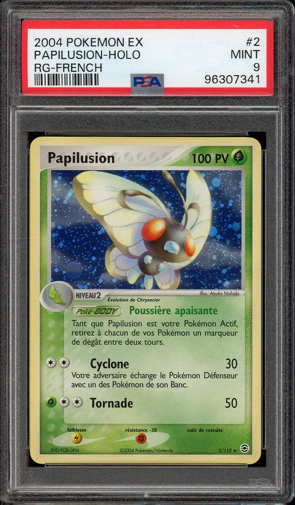 PSA 9 Papilusion Holo
