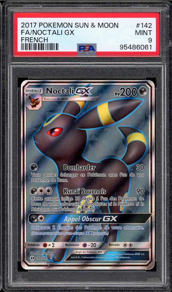 PSA 9 Noctali Gx