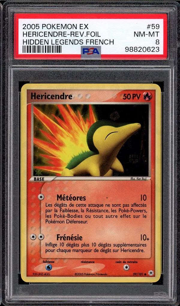 PSA 8 Hericendre Reverse