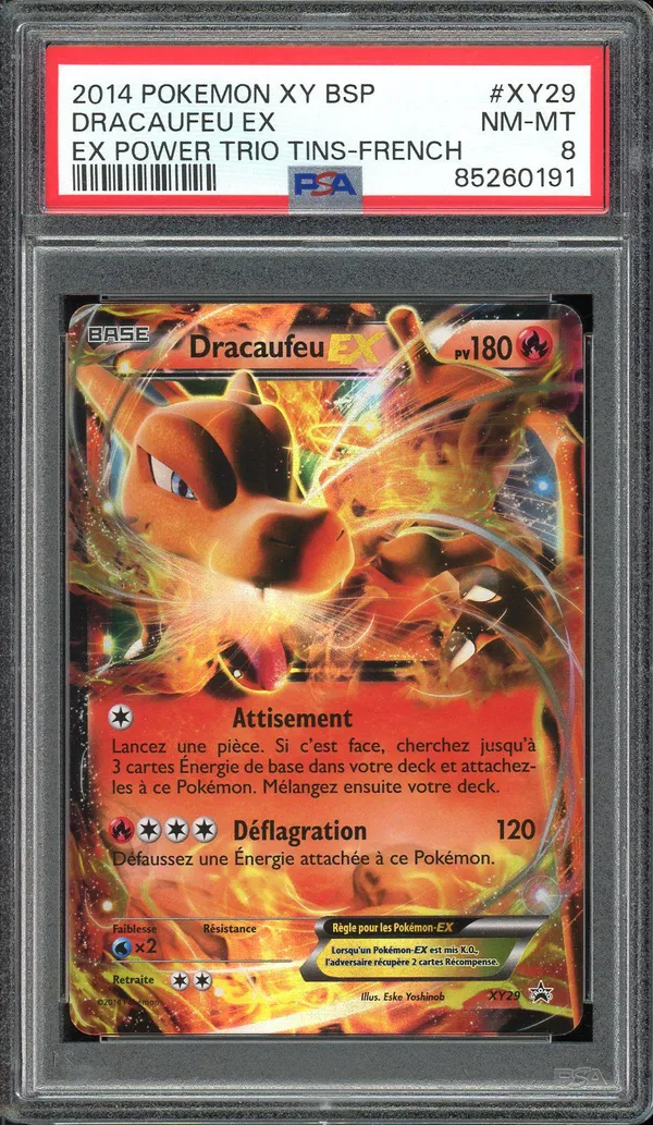 PSA 8 Dracaufeu Ex