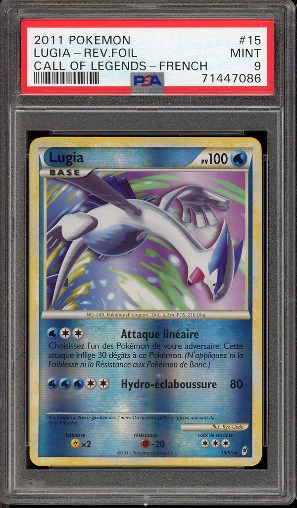 PSA 9 Lugia Reverse