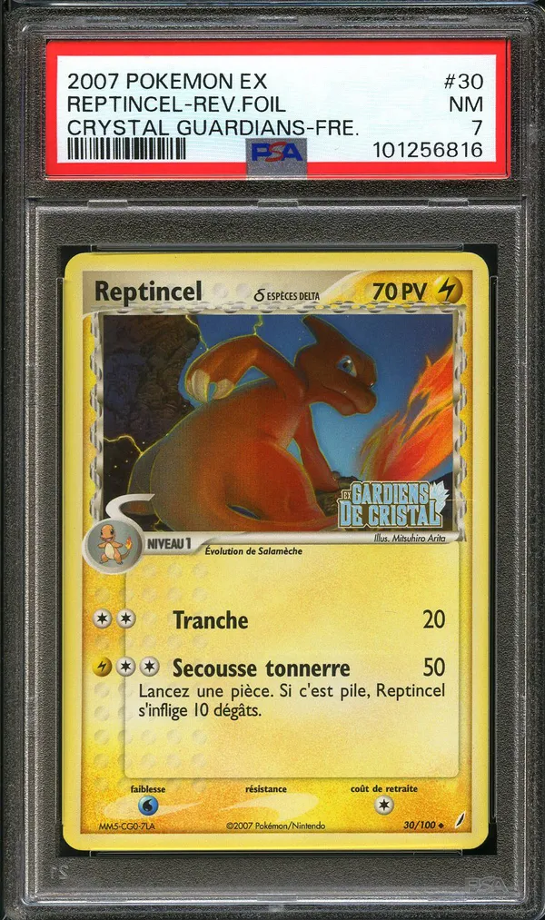PSA 7 Reptincel Reverse