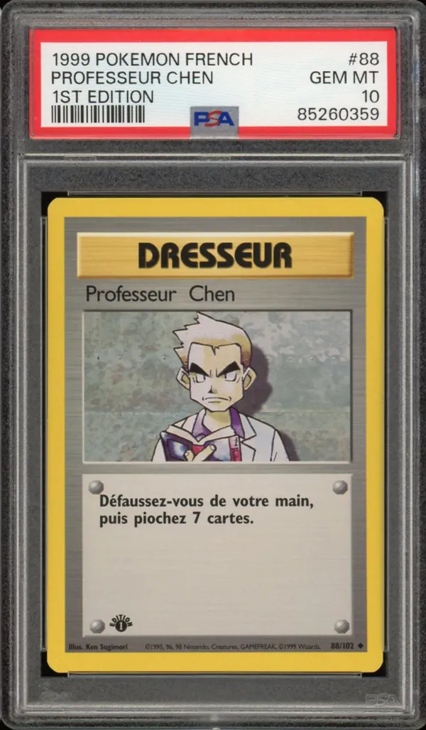 PSA 10 Professeur Chen