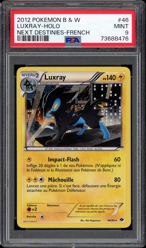 PSA 9 Luxray Holo