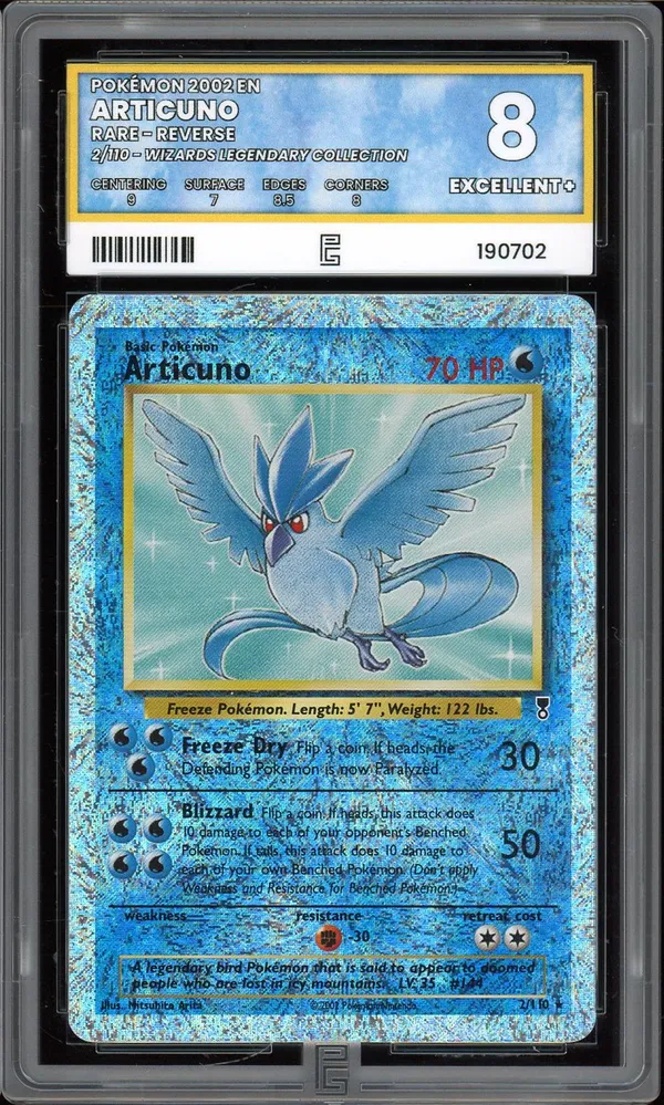 PG 8 Articuno Reverse