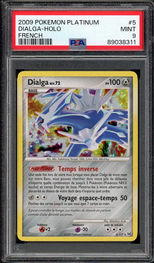 PSA 9 Dialga Holo