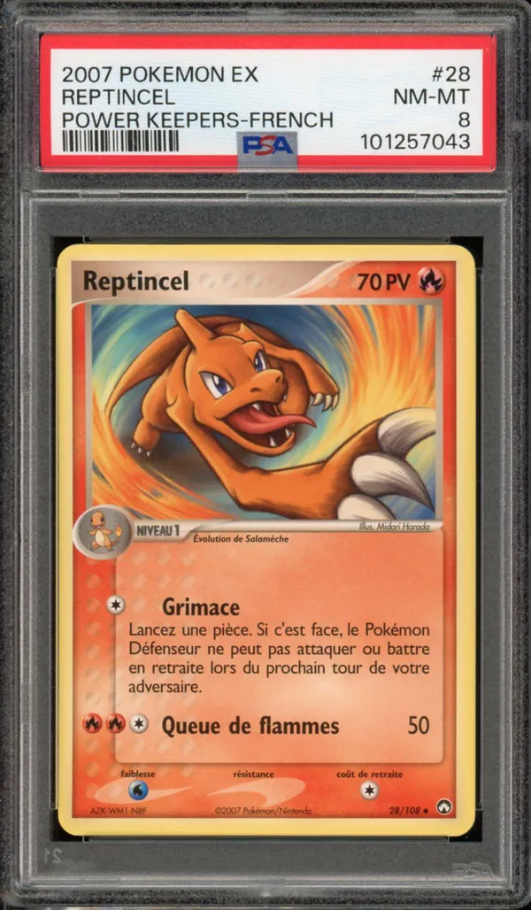 PSA 8 Reptincel