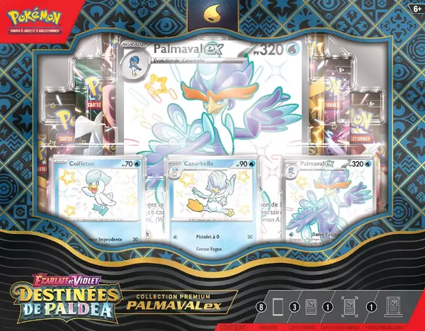 Coffret EV4.5 Destinées de Paldea Palmaval Ex
