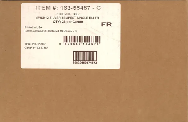 Case 36 Blisters EB12 Tempête Argentée