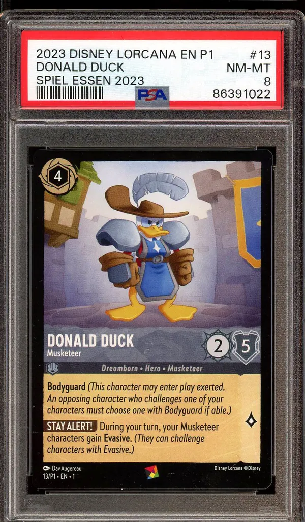 PSA 8 Donald Duck
