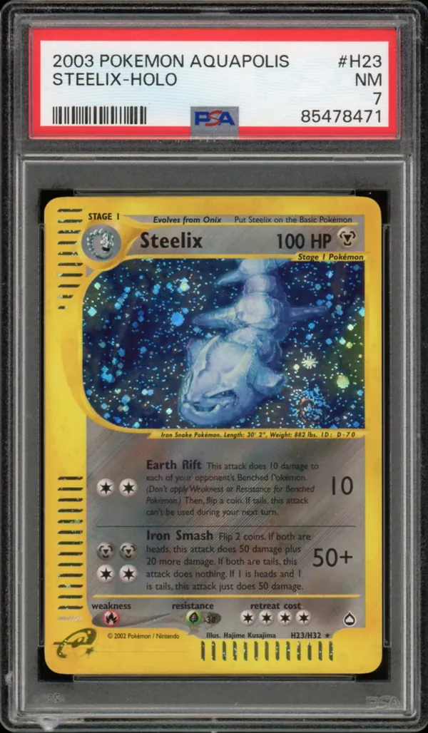 PSA 7 Steelix Holo