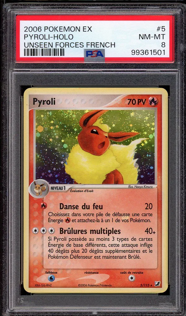 PSA 8 Pyroli Holo