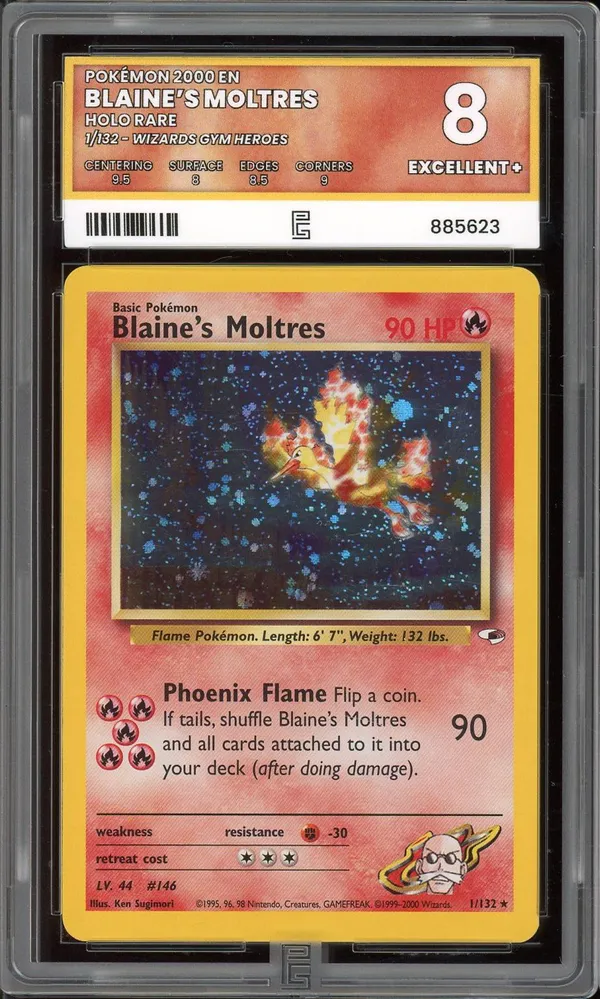 PG 8 Blaine's Moltres Holo