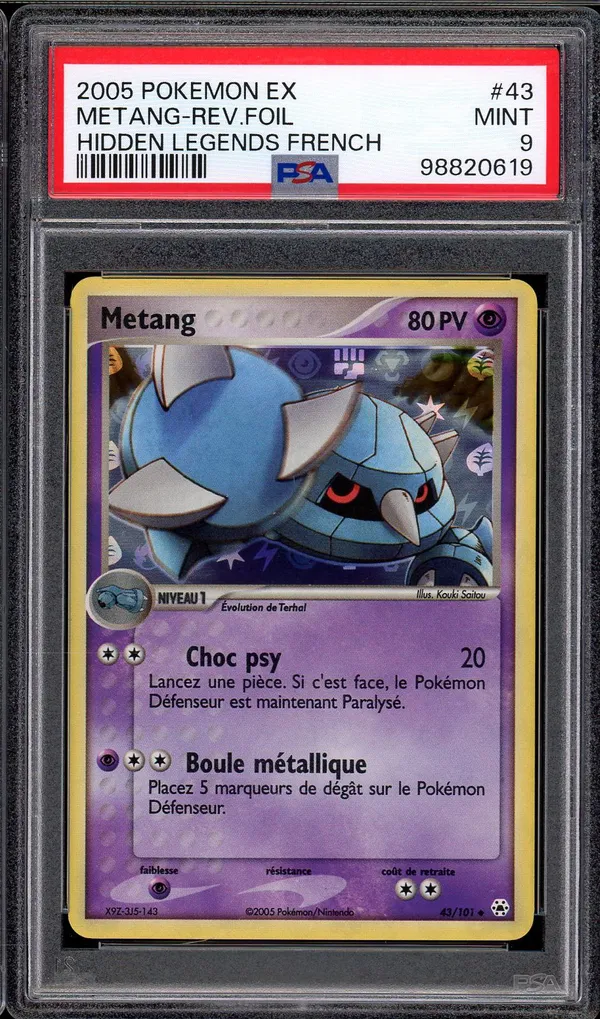 PSA 9 Metang Reverse