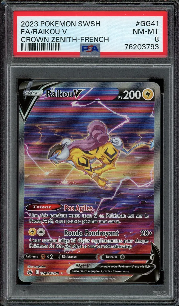 PSA 8 Raikou V