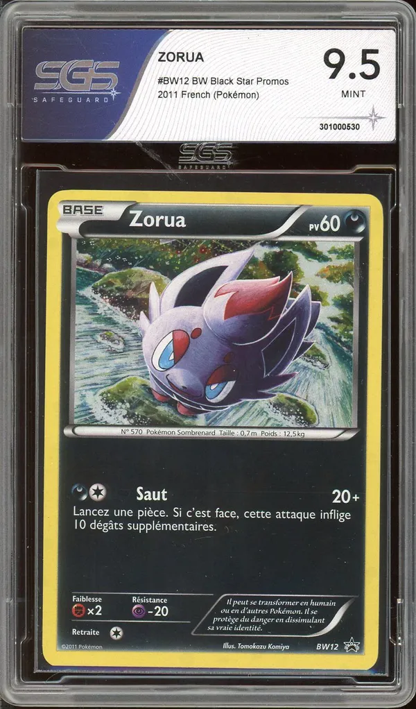 SGS 9.5 Zorua Holo