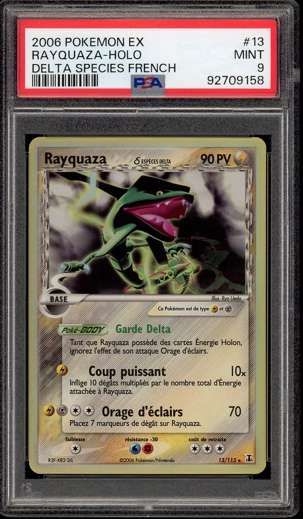 PSA 9 Rayquaza Holo