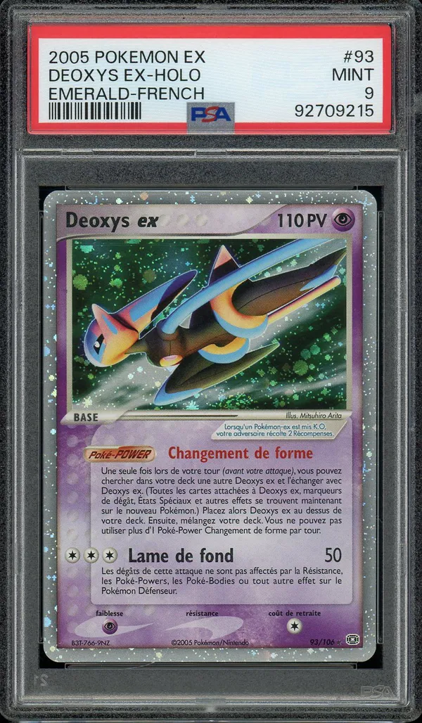 PSA 9 Deoxys Ex