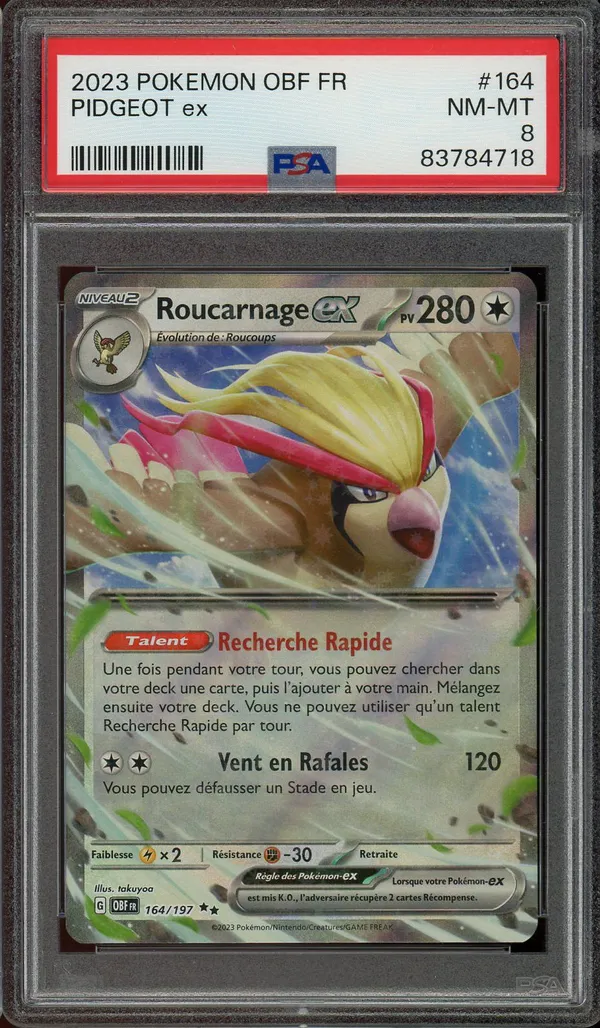 PSA 8 Roucarnage Ex