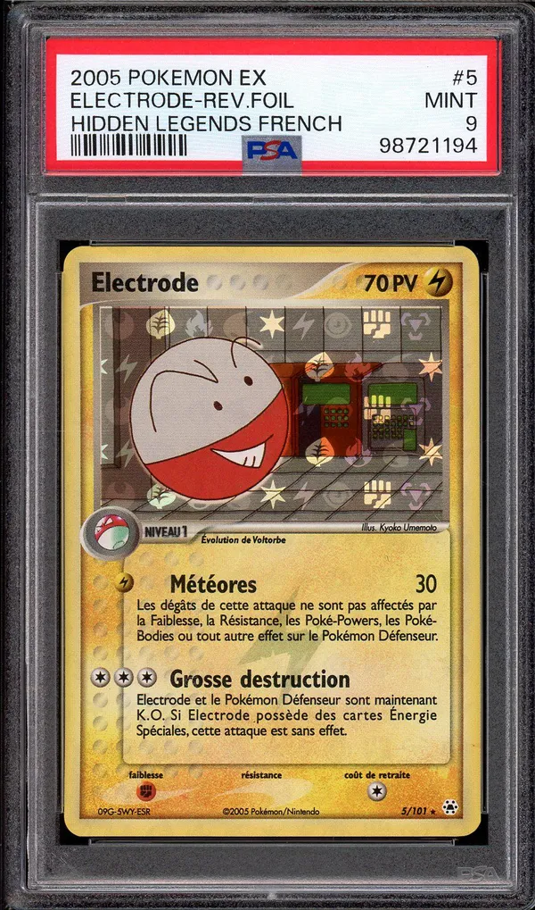 PSA 9 Electrode Reverse