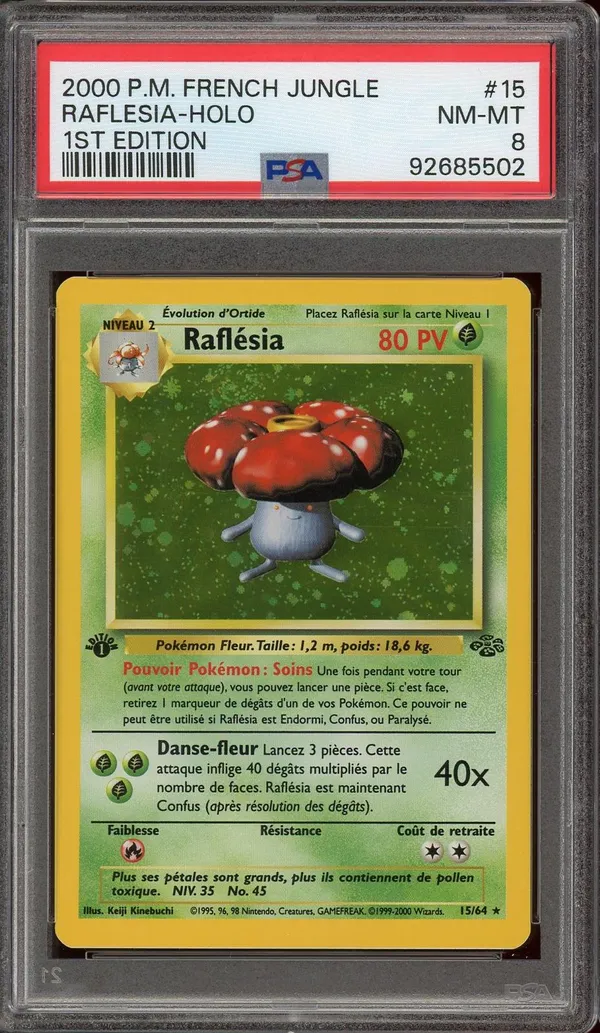 PSA 8 Raflésia Holo
