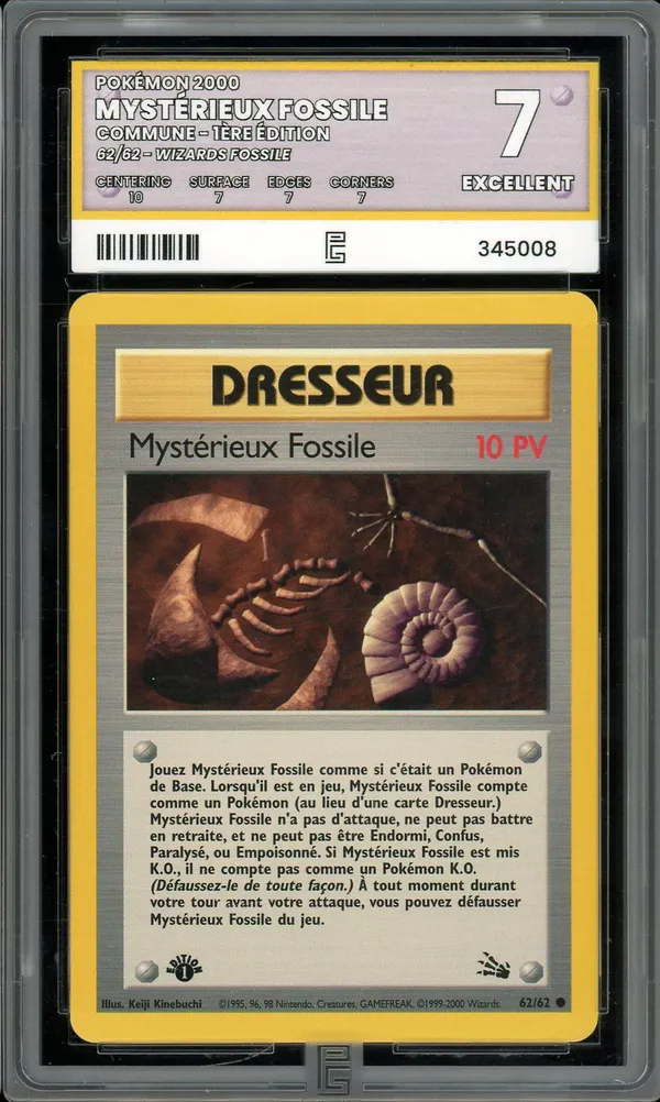PG 7 Mystérieux Fossile