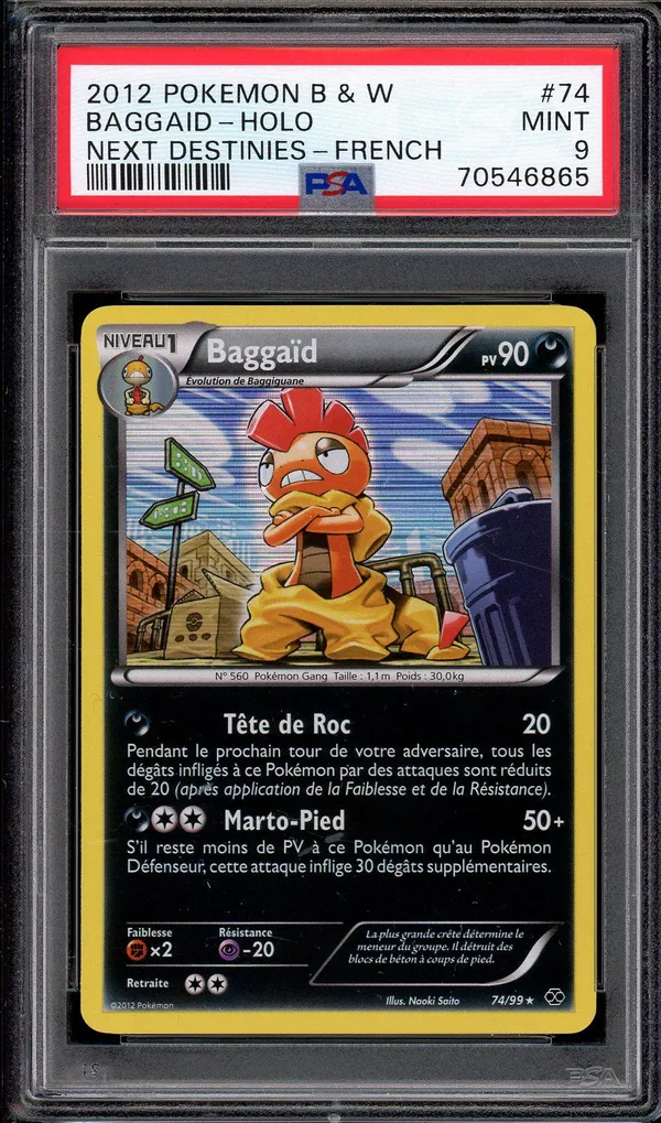 PSA 9 Baggaïd Holo