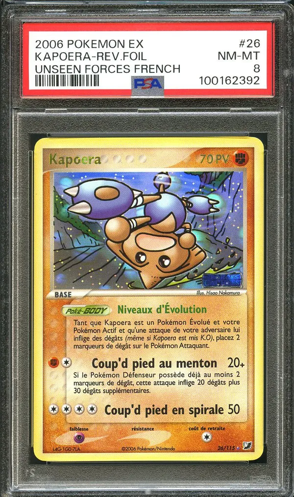 PSA 8 Kapoera Holo Reverse