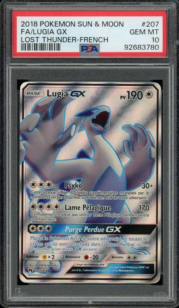 PSA 10 Lugia Gx