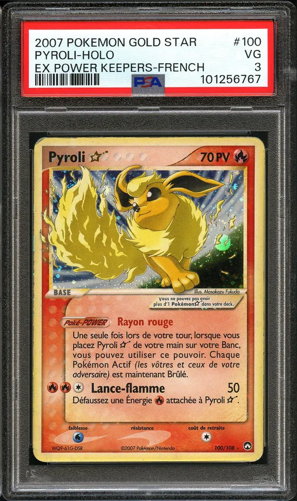 PSA 3 Pyroli Gold Star
