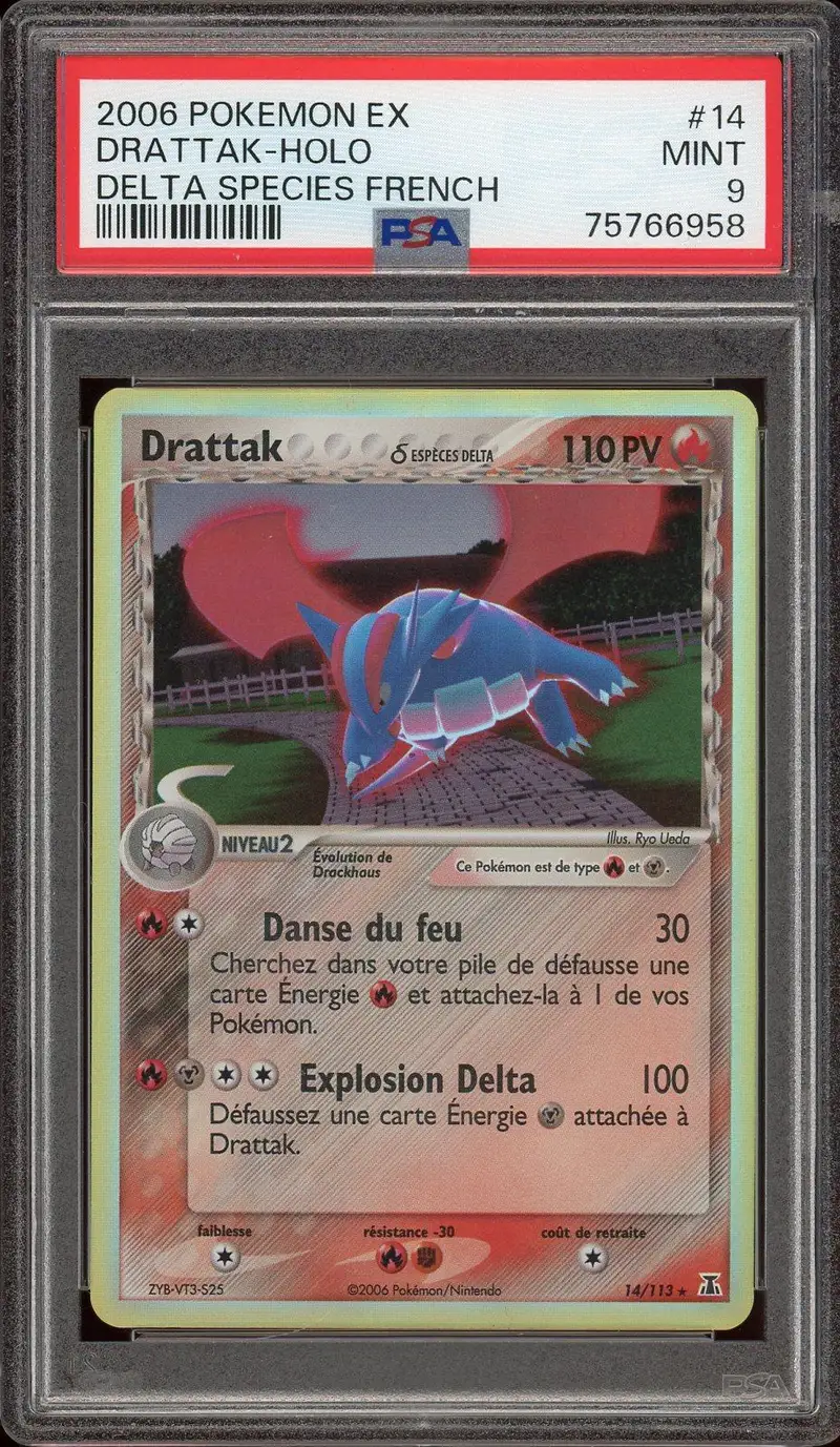 PSA 9 Drattak Holo