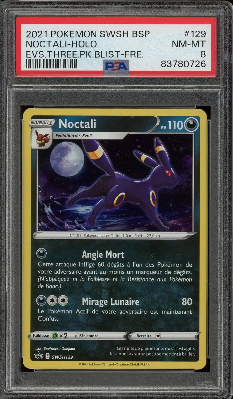 PSA 8 Noctali Holo