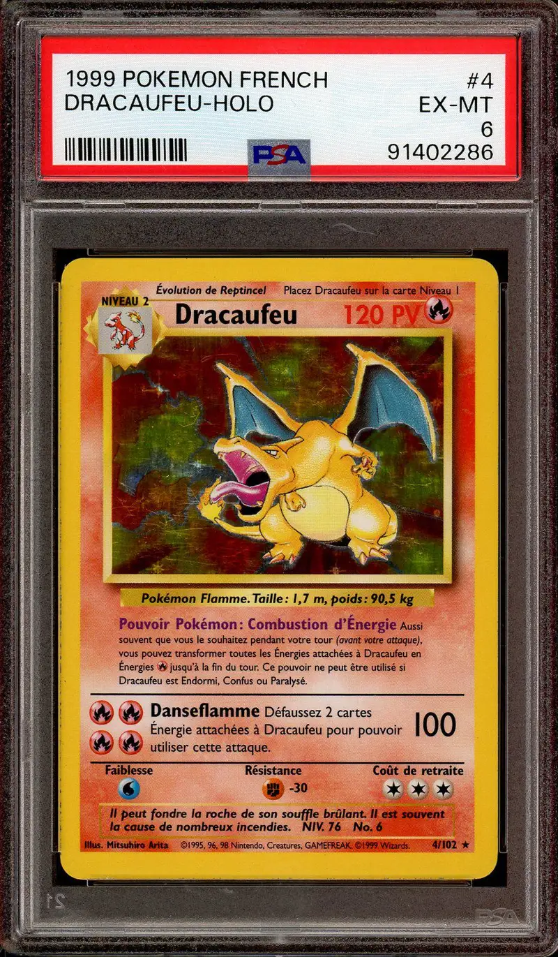 PSA 6 Dracaufeu Holo