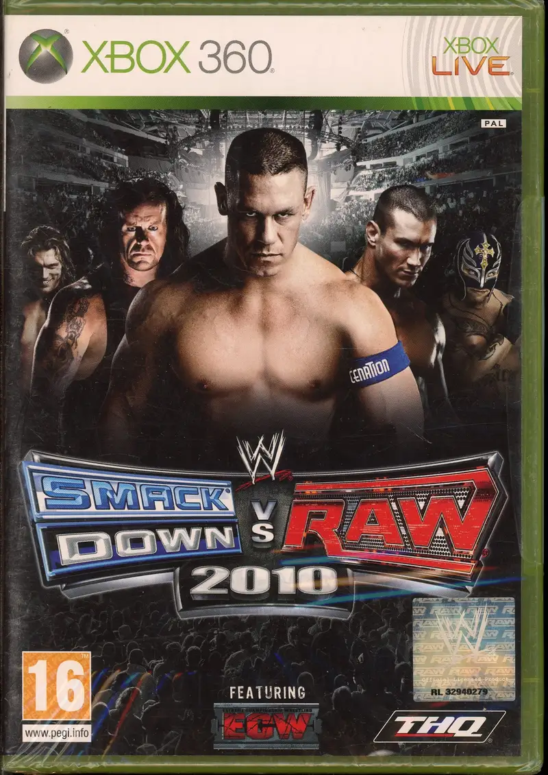 Jeu Xbox 360 Smack Down vs Raw 2010