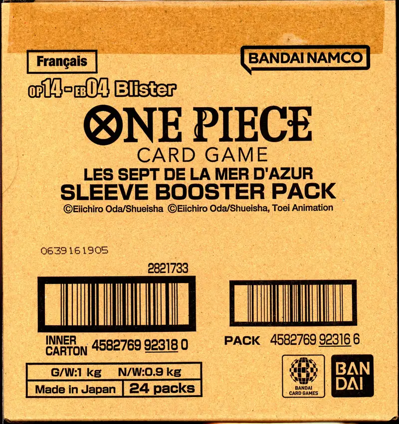 Case Boosters Blisters OP14-EB04 Les Sept de la Mer d'Azur