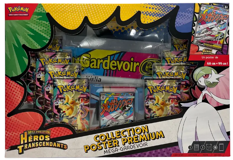 Coffret Collection Poster Premium ME2.5 Méga-Gardevoir