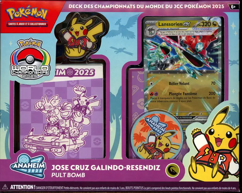 Deck des Championnats du Monde 2025 Jose Cruz Galindo Resendiz