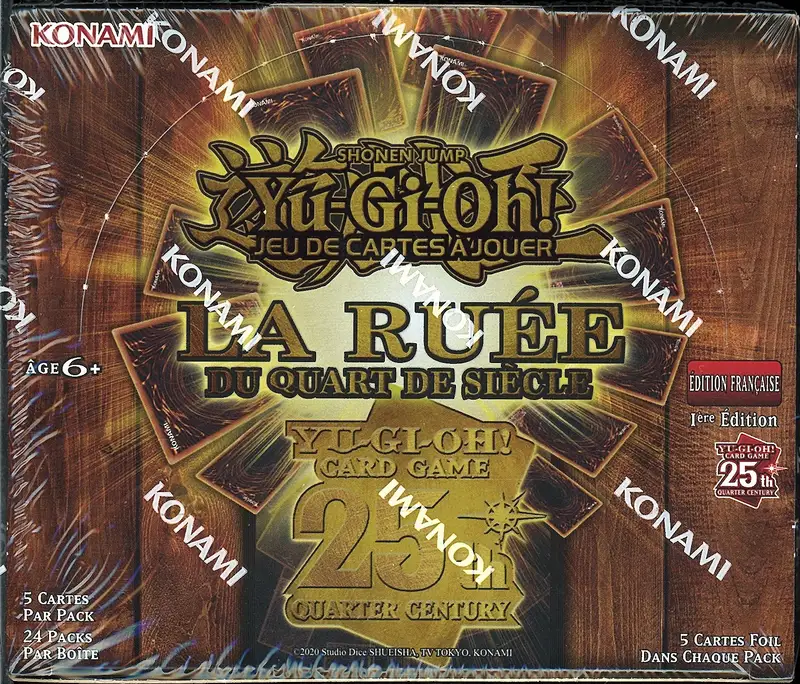Display Yu-Gi-Oh! Collection Rareté La Ruée du Quart de Siècle