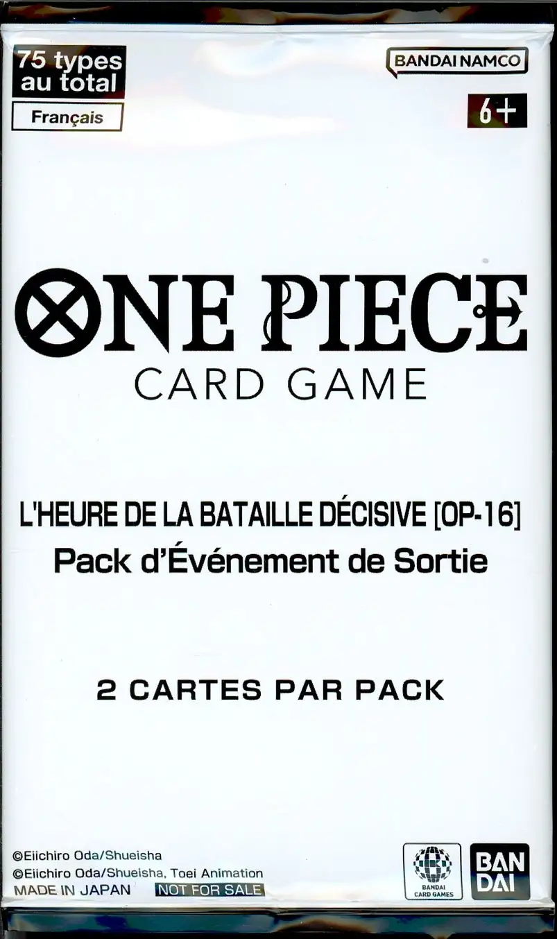 Booster Pack d'Evénement de Sortie OP16 L'Heure de la Bataille Décisive