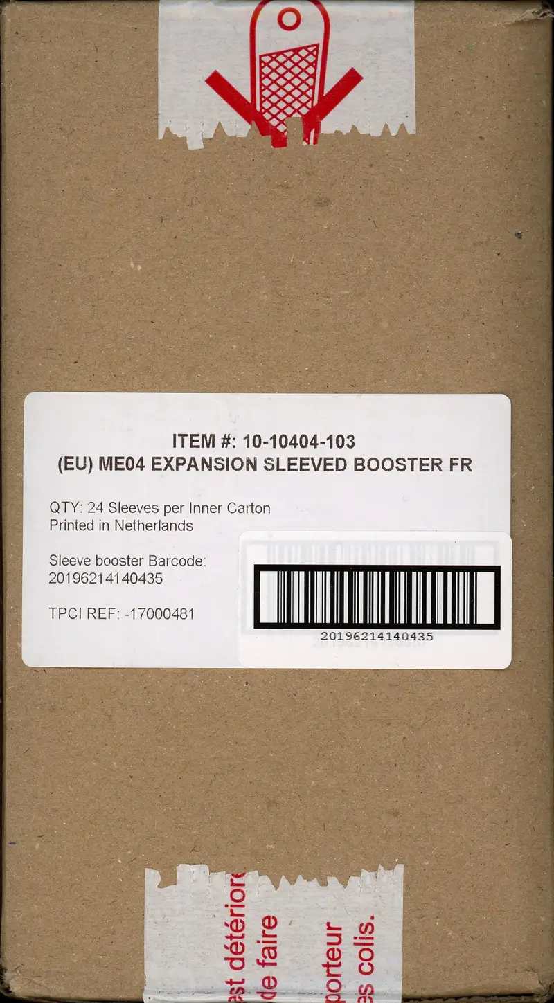 Case Booster Blister ME4 Chaos Ascendant