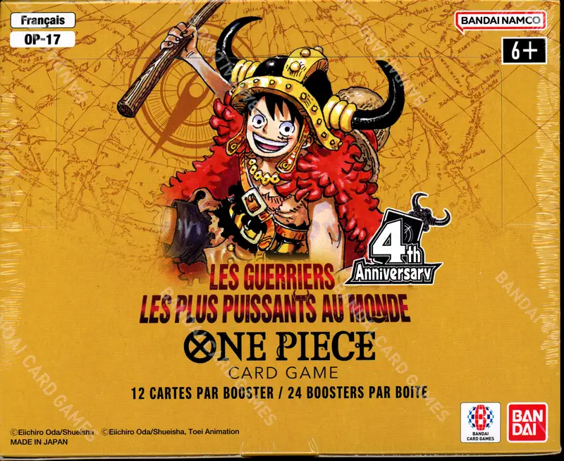 Display OP17 - Les Guerriers Les Plus Puissants Au Monde