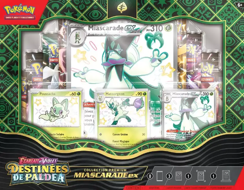 Coffret EV4.5 Destinées de Paldea Miascarade Ex