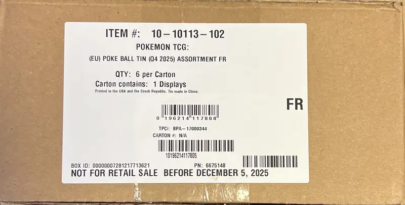 Case Display Pokeball 2025