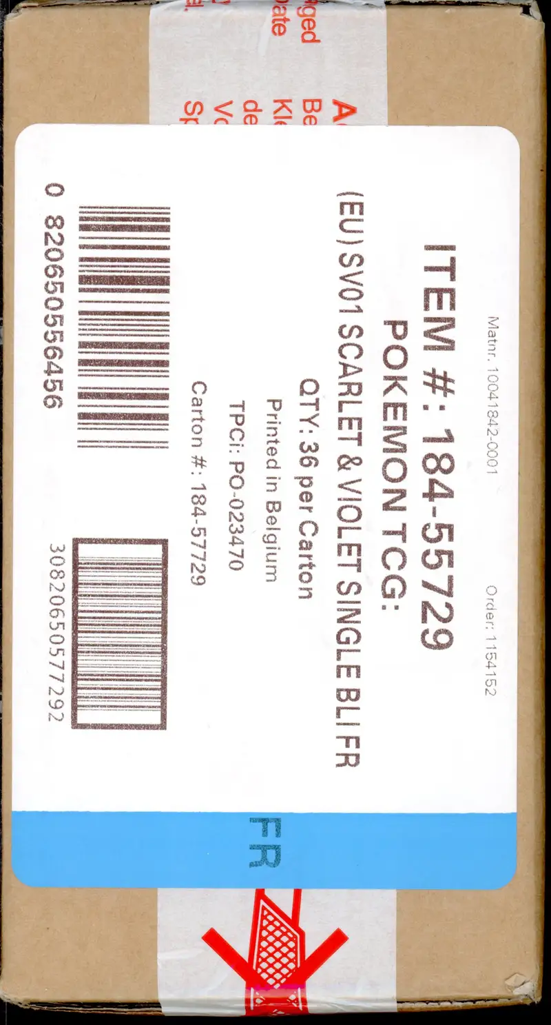 Case Booster Blister EV1 Ecarlate et Violet