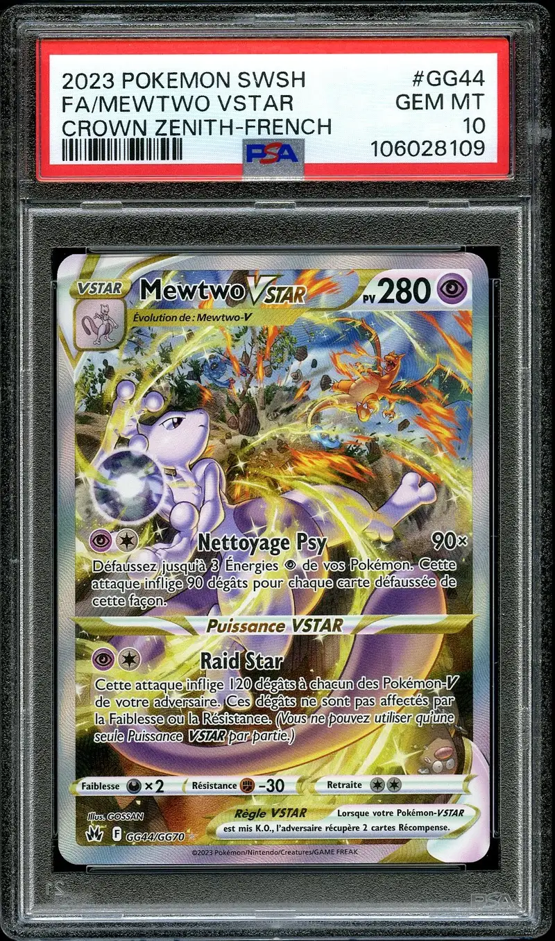 PSA 10 Mewtwo VStar