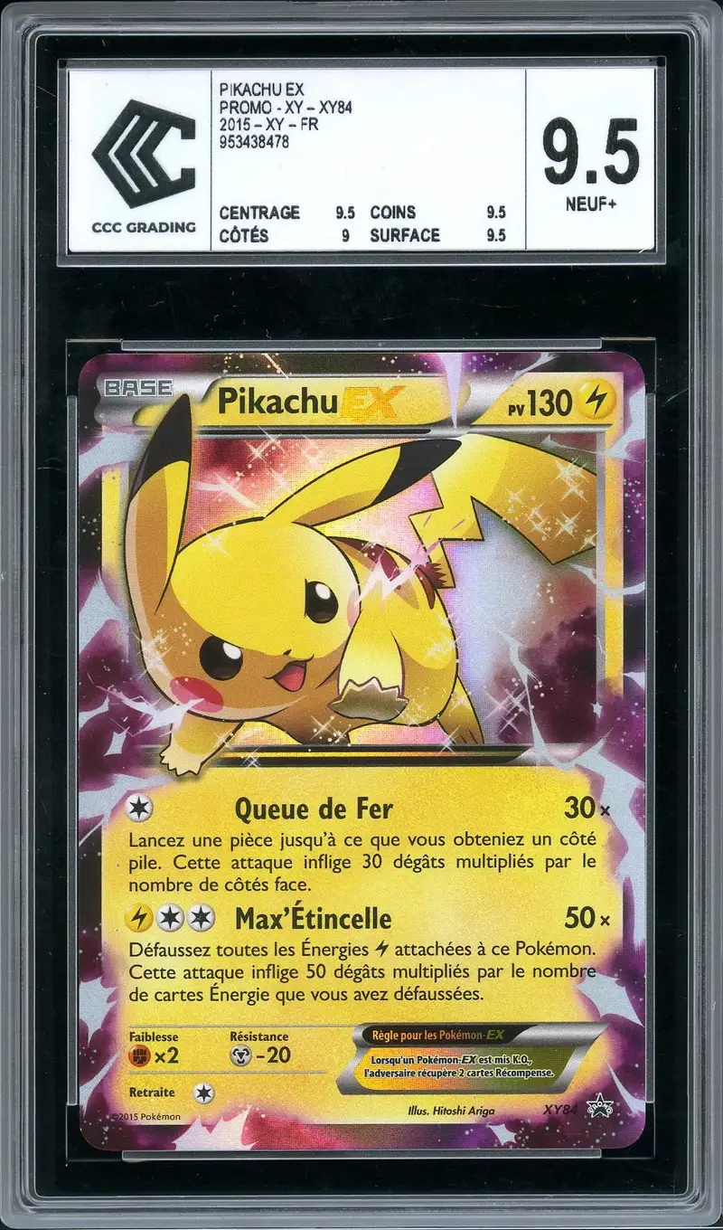 CCC 9.5 Pikachu Ex