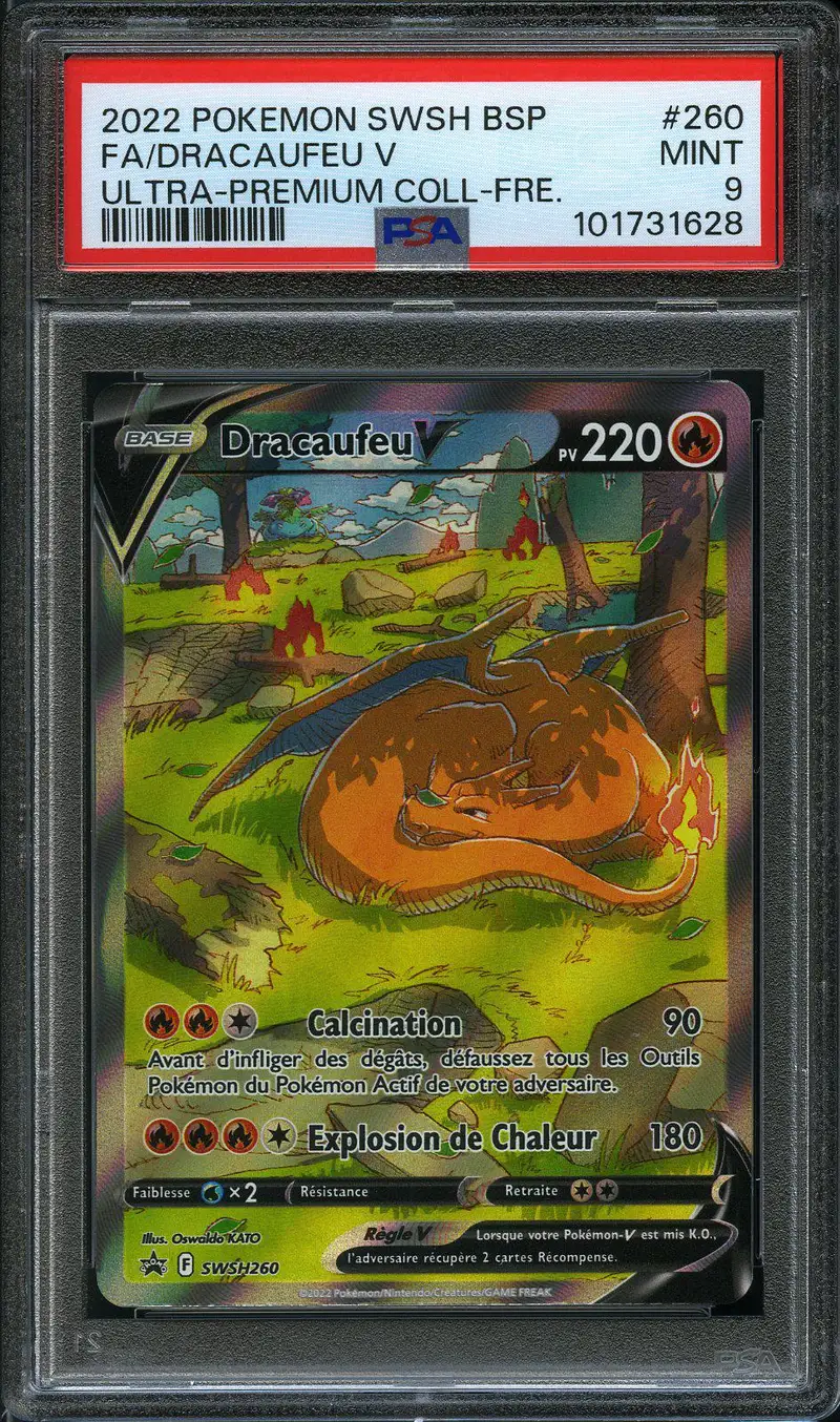 PSA 9 Dracaufeu V