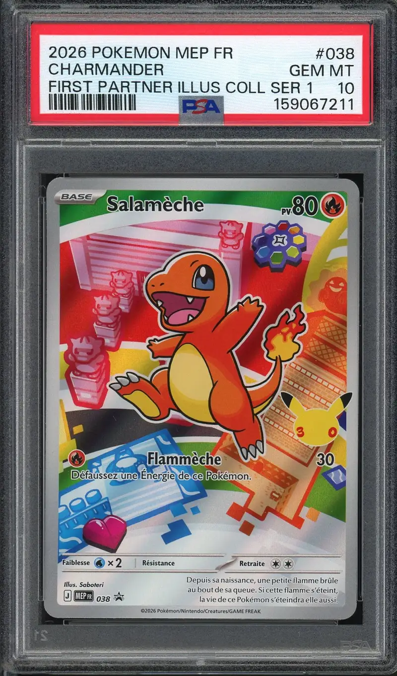 PSA 10 Salamèche