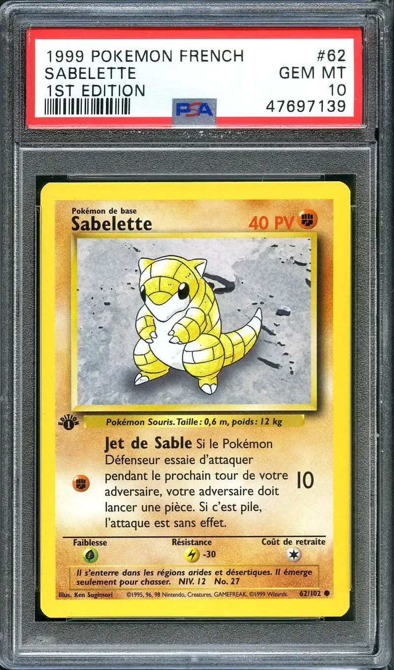PSA 10 Sabelette