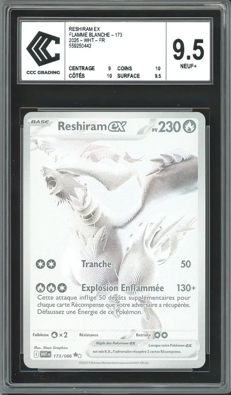 CCC 9.5 Reshiram Ex